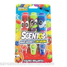 Scentos Scented Markers 3-pack Collectible Series 1 B007XEN3IW